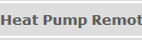 Heat Pump Remote